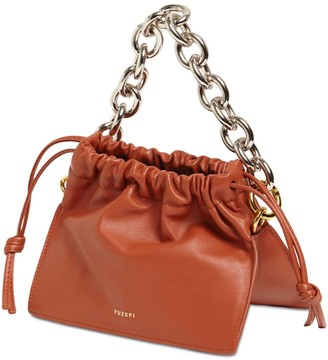 Yuzefi Mini Bom Chain Top Handle Leather Bag