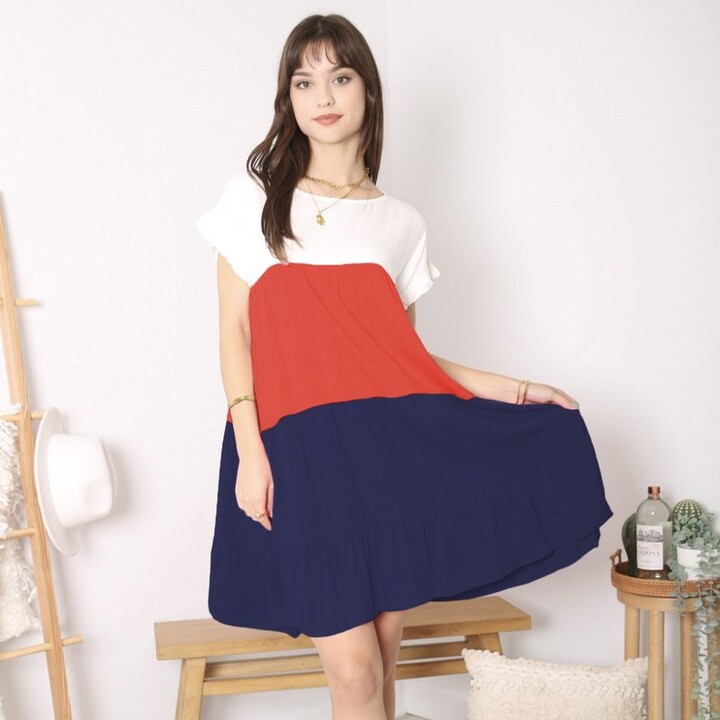 Anna-Kaci Striped Midi Dress Can Make You Look Long and Lean