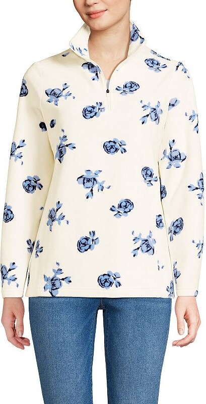 Lands' End Women's Tall Anyweather Fleece Quarter Zip Pullover