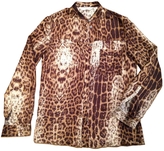 Thumbnail for your product : Golden Goose Leopard print Silk Top