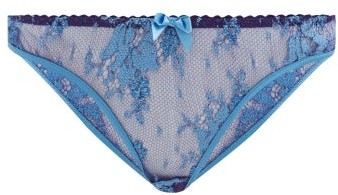 Blue Panties With White Lace Images