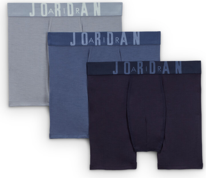 Jordan Big Kids' Flight Modal Boxer Briefs (3-Pack) in Multicolor | 9J0637-U6B