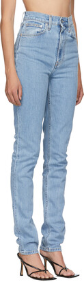 Helmut Lang Blue Femme Hi Spikes Jeans