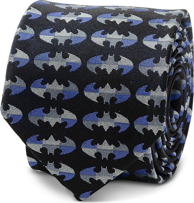 Cufflinks Inc. Batman Blue Blocked Silk Tie