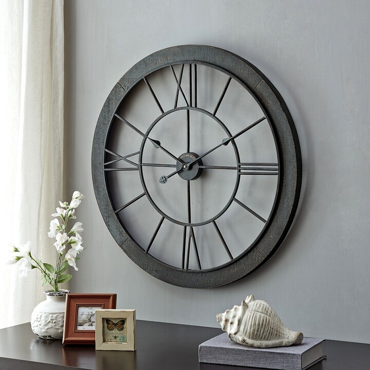 FirsTime and Co. FirsTime & Co. Timeworn Farmhouse Cottage Wall Clock