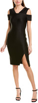 Thumbnail for your product : Yigal Azrouel Cold-Shoulder Sheath Dress