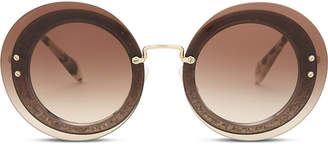 Miu Miu Mu10r Reveal round-frame sunglasses