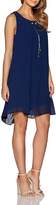 Thumbnail for your product : Quiz *Quiz Navy Chiffon Shift Dress with Necklace