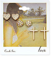 Thumbnail for your product : Carole Gold-Tone Novelty 3-pr. Stud Earring Set