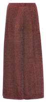 Missoni Metallic knit wide-leg trouse 