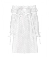 Thumbnail for your product : Alexander McQueen Cotton broderie anglaise dress