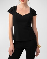 Thumbnail for your product : Trina Turk Uptown Cap-Sleeve Sweetheart Top