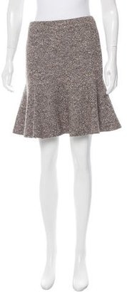 Alexander McQueen Wool Tweed Skirt