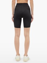 Thumbnail for your product : Reebok x Victoria Beckham High-rise Jersey Cycling Shorts - Black
