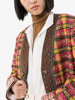 Thumbnail for your product : Gucci Check Tweed Buttoned Jacket
