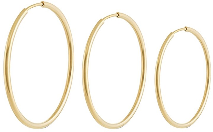 Endless Gold Hoop Earrings | Shop the world's largest collection 