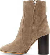 Thumbnail for your product : Isabel Marant Tan Suede Garbo Bootsy Boots
