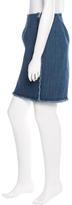 Thumbnail for your product : Etoile Isabel Marant Denim Knee-Length Skirt