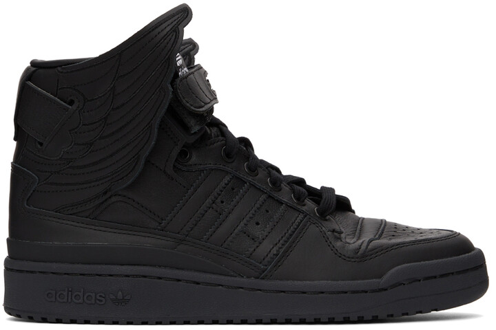 Adidas High Top Shoes Black | ShopStyle