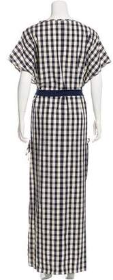 Solid & Striped Gingham Maxi Dress