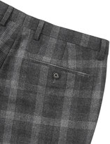 Thumbnail for your product : Banana Republic Slim Gray Plaid Italian Wool Flannel Suit Trouser
