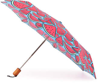 Anna Coroneo Watermelon-Print Umbrella, Pink