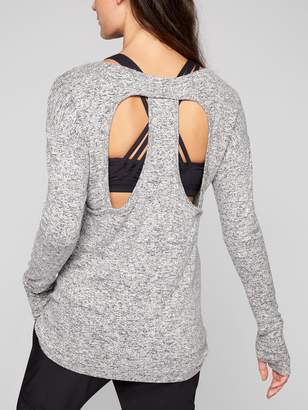 Athleta Luxe Cut Out Pose Top