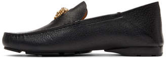 Versace Black Medusa Driving Loafers
