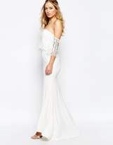 Thumbnail for your product : Jarlo Off Shoulder Lace Dress With Fishtail