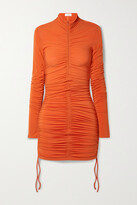 Thumbnail for your product : A.L.C. Nolan Ruched Stretch-jersey Mini Dress