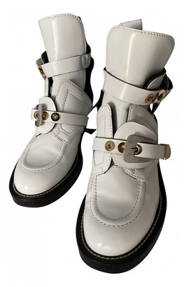 balenciaga white boots