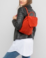 Thumbnail for your product : ASOS Mini Suede Backpack