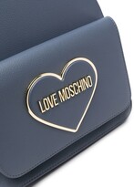 Thumbnail for your product : Love Moschino Logo-Plaque Heart-Motif Backpack