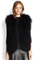 Thumbnail for your product : Milly Elsa Fur Vest