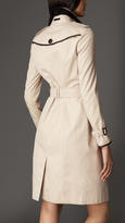 Thumbnail for your product : Burberry Cashmere Detail Gabardine Trench Coat