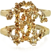 Thumbnail for your product : Roberto Cavalli Signature Golden Bangle w/Crystals
