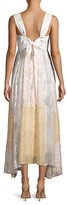 Thumbnail for your product : Rebecca Taylor Daffodil Metallic Silk-Blend Dress