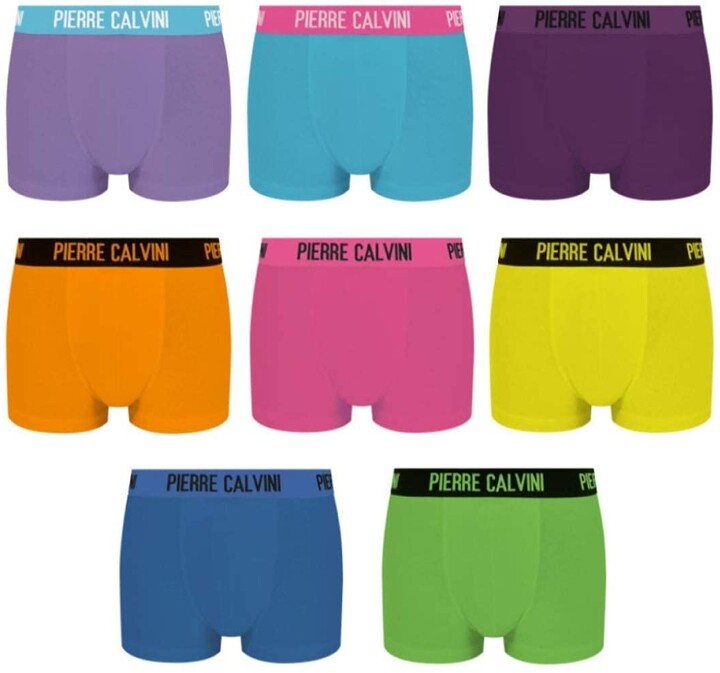 Pierre Calvini Men's Fitted Hipster Boxer Shorts 8 Pack (Vibrant X-Large) -  ShopStyle