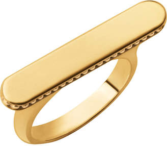 Links of London Narrative long 18ct gold vermeil ring
