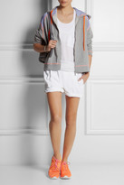 Thumbnail for your product : Richard Nicoll Paneled cotton-jersey hooded top
