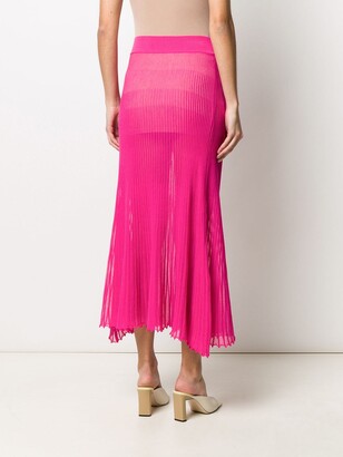 Jacquemus Helado pleated knitted skirt