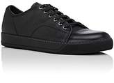 Thumbnail for your product : Lanvin Men's Cap-Toe Grained Leather Sneakers - Black
