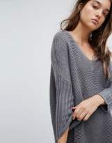 Thumbnail for your product : Noisy May Deep V-Neck Oversize Jumper