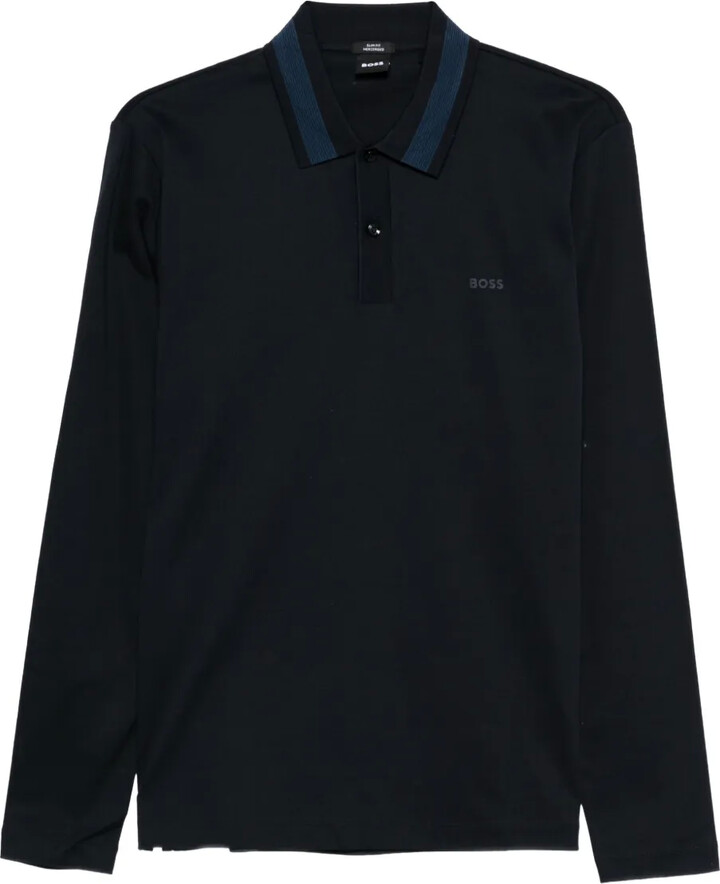 HUGO BOSS Long-Sleeve Polo Shirt
