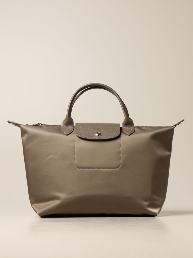 gray longchamp bag