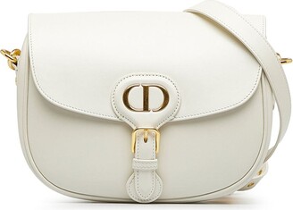 Leather crossbody bag Christian Dior White in Leather - 34224273