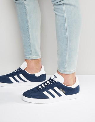 adidas Gazelle sneakers in navy bb5478 - ShopStyle
