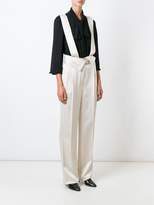 Thumbnail for your product : Lanvin dungaree effect trousers