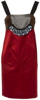Vera Wang \N Red Silk Dresses
