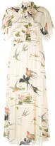 Thumbnail for your product : RED Valentino Swallow Print Dress